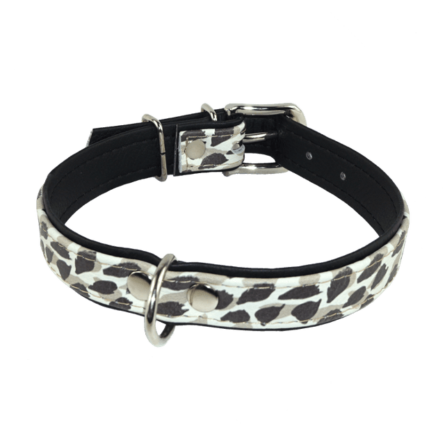 Comme Un Roi - Collier Cuir Jungle pour Chien