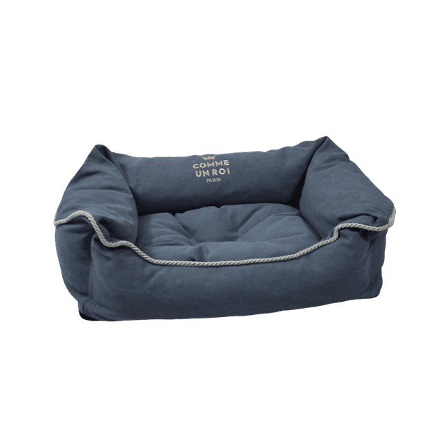 Comme Un Roi - Panier Douillet City Denim pour Chien et Chat