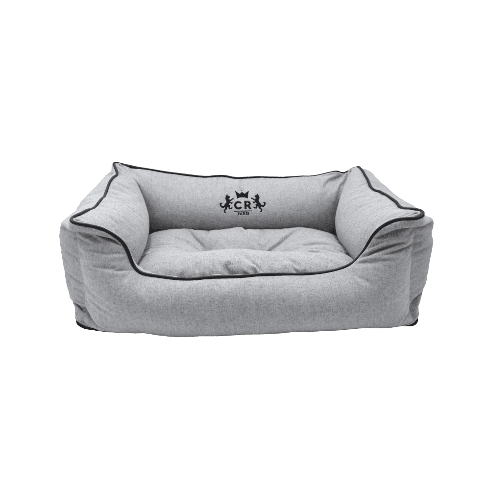 Comme Un Roi - Panier Douillet So Nature Gris pour Chien et Chat