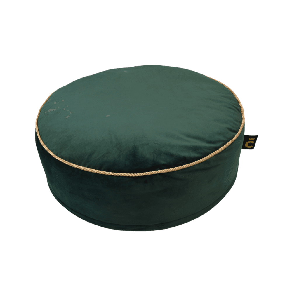 Comme Un Roi - Pouf Palace Vert pour chien et chat