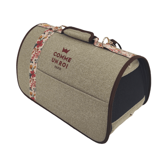 Comme Un Roi - Sac de Transport Niche Bohème pour Chien et Chat