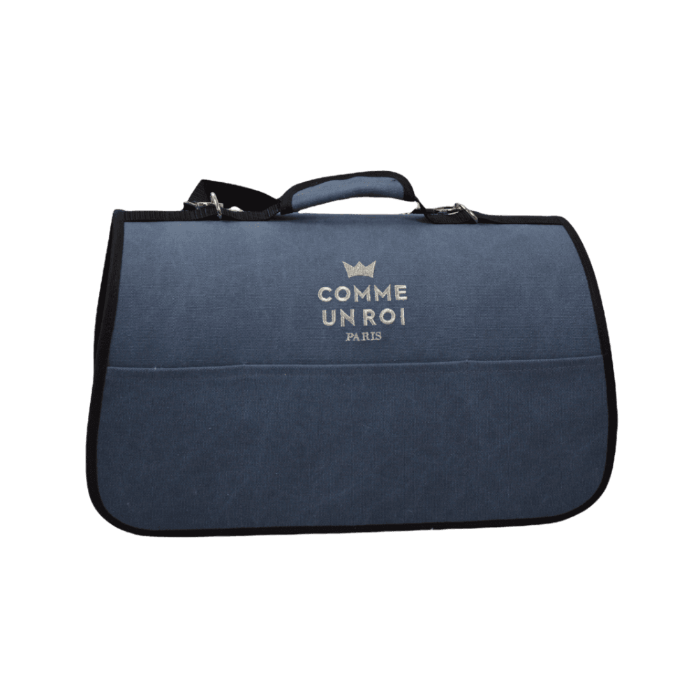 Comme Un Roi - Sac de Transport Niche City Denim pour Chien et Chat