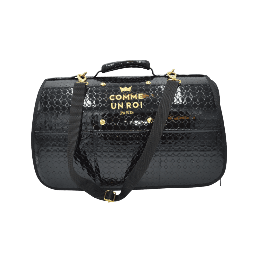 Comme Un Roi - Sac de Transport Niche So Chic Noir pour Chien et Chat