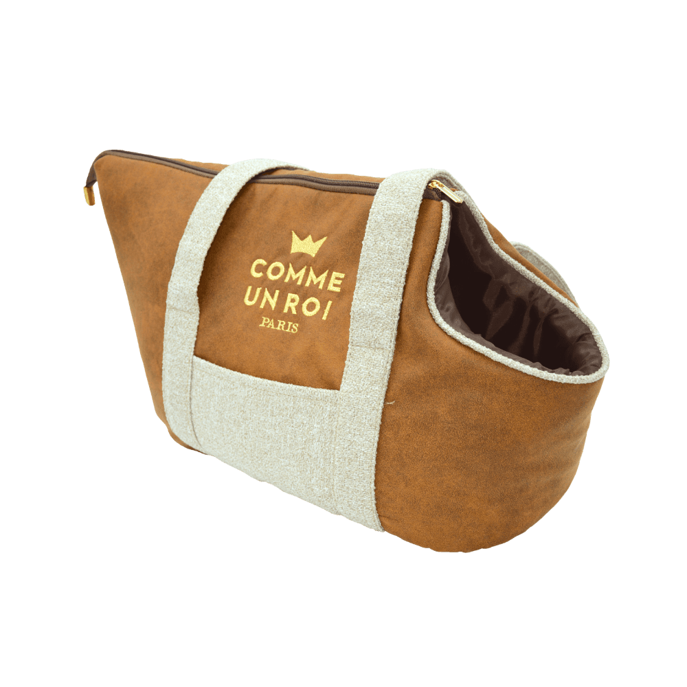 Comme Un Roi - Sac de Transport So Chic Caramel pour Chien et Chat