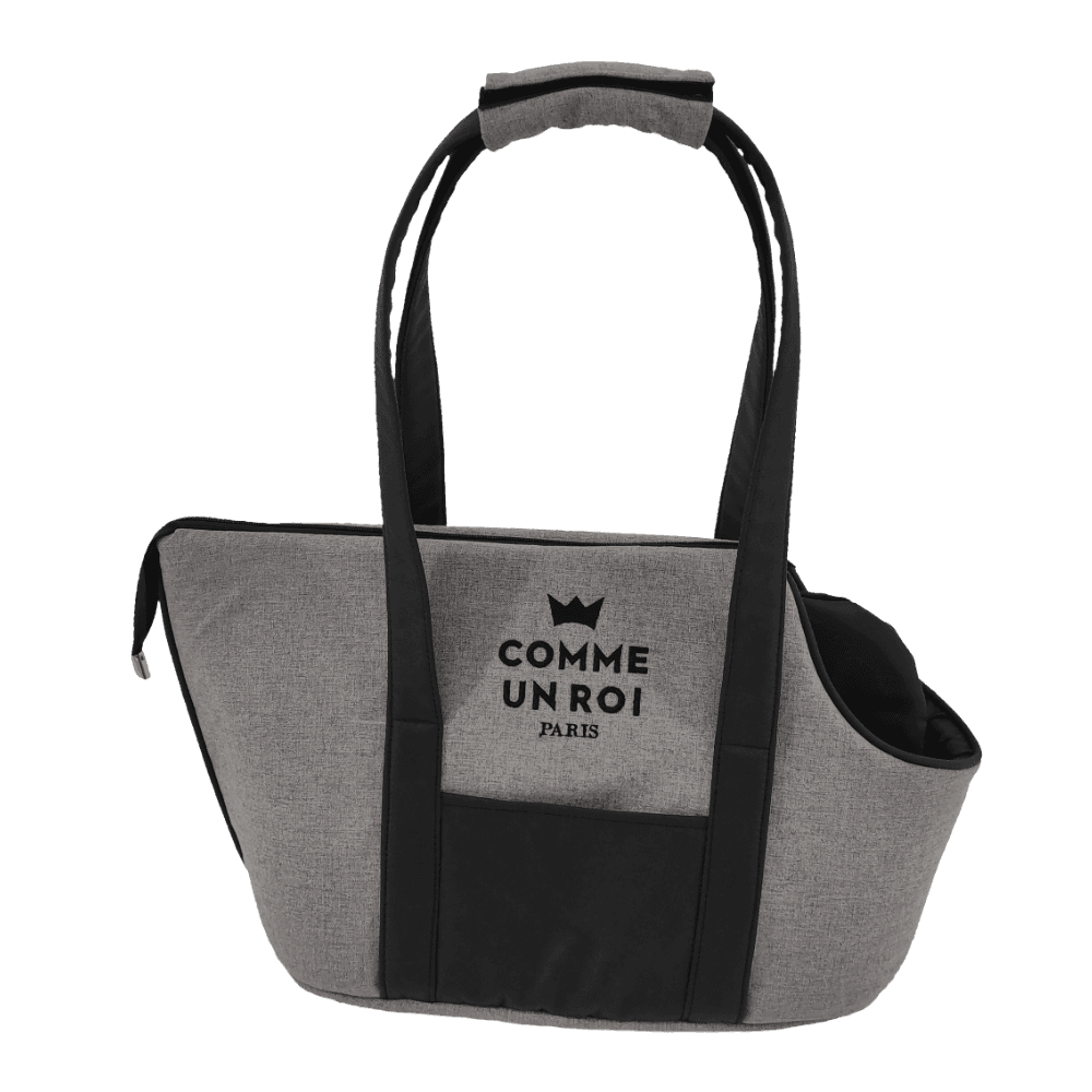 Comme Un Roi - Sac de Transport So Nature Gris pour Chien et Chat