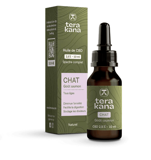 Tera Kana - Huile CBD Chat 2.5% 10ml