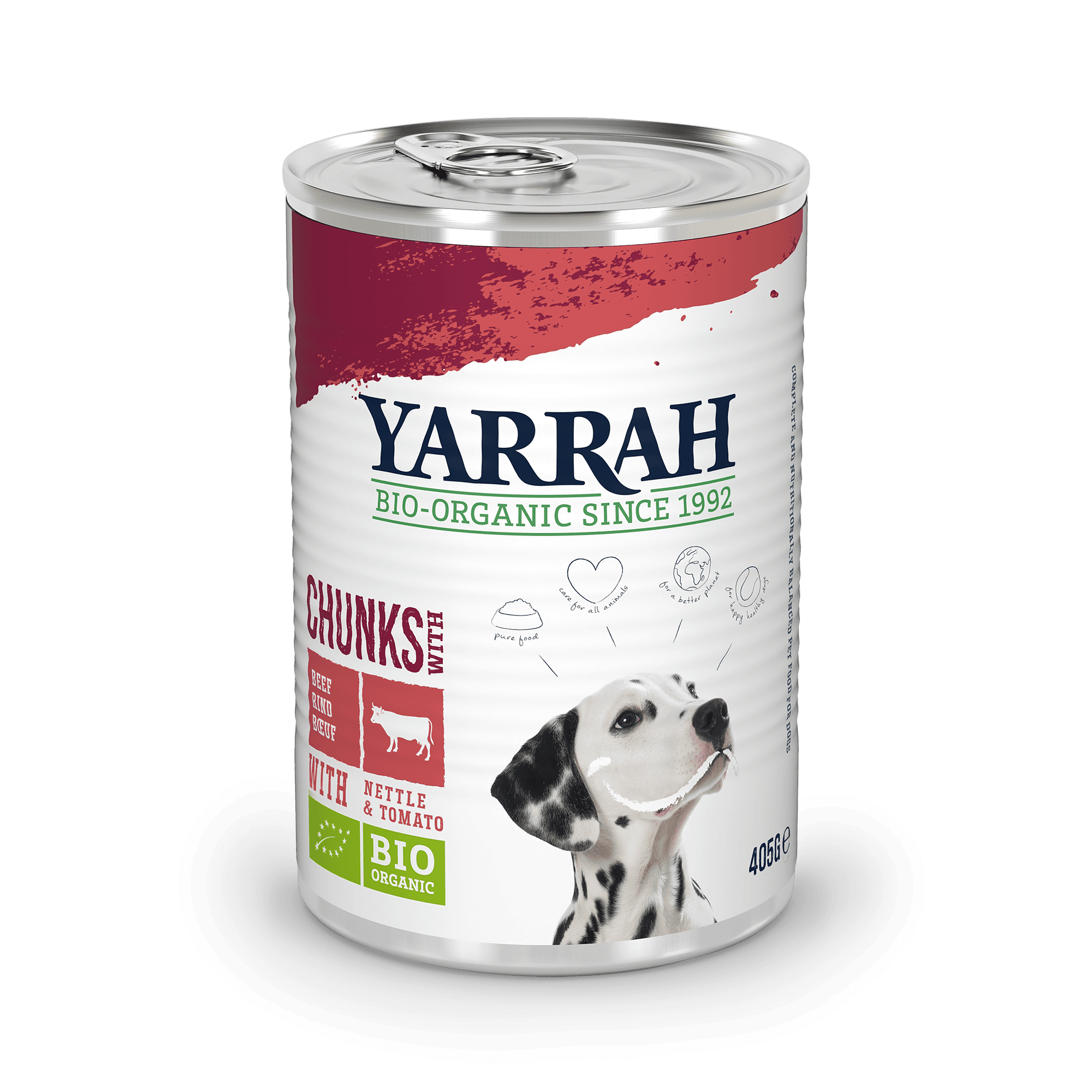 Yarrah - Bouchées Bio Sans Céréales Boeuf Chien
