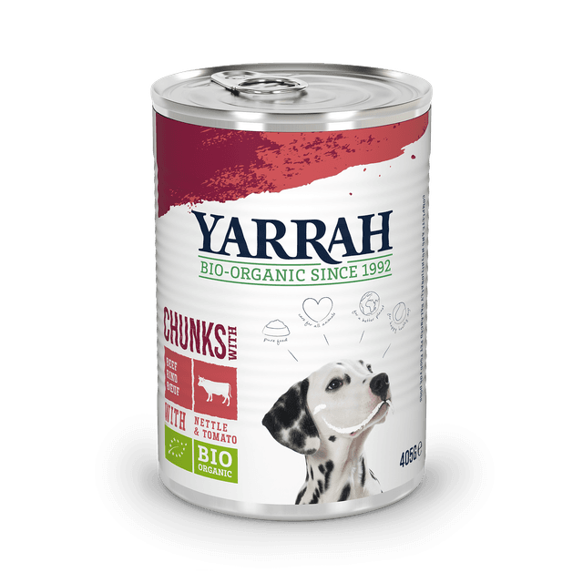 Yarrah - Bouchées Bio Sans Céréales Boeuf Chien