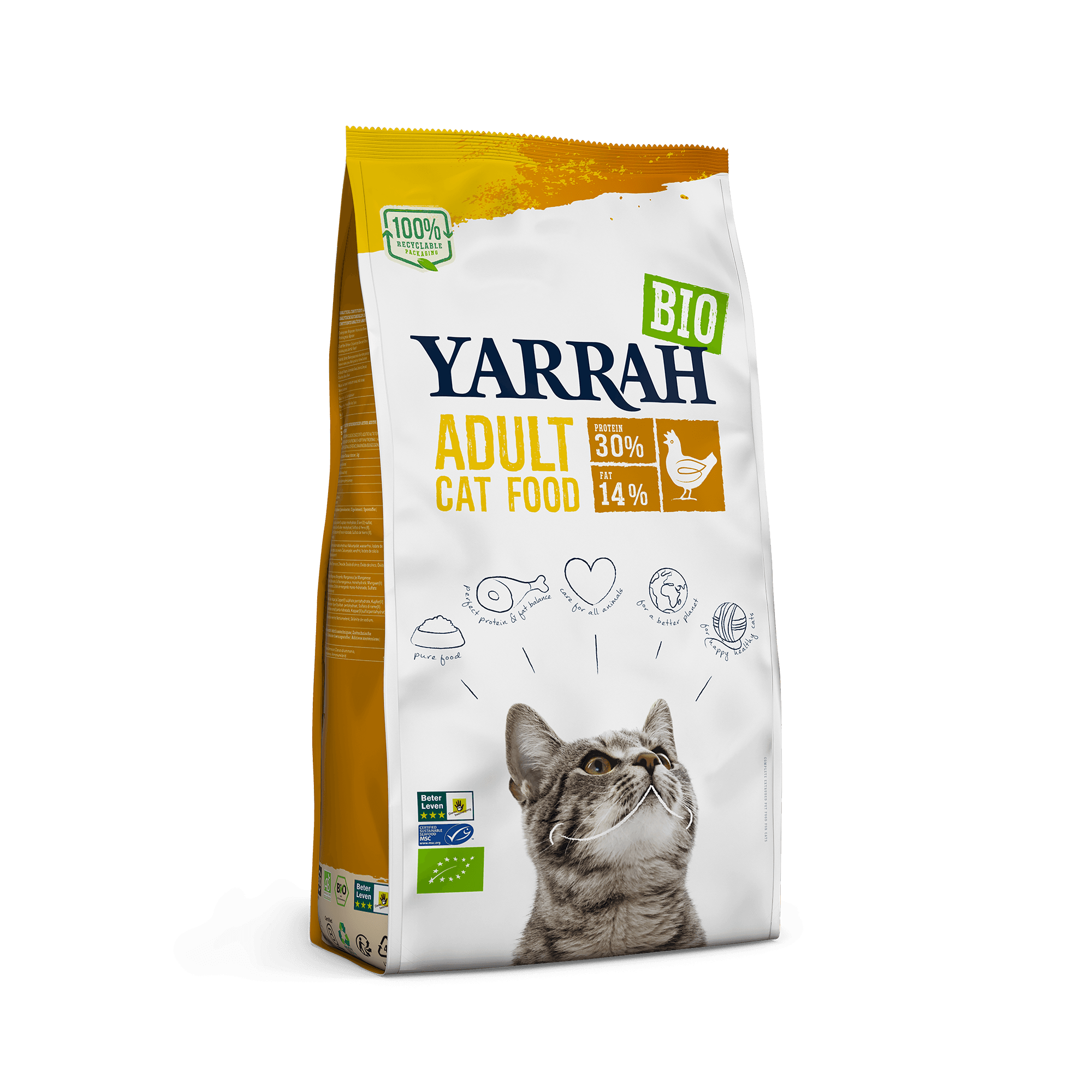 Yarrah - Croquettes Bio Poulet Chat Adulte