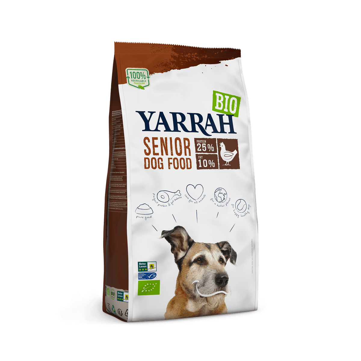 Yarrah - Croquettes Bio Poulet Chien Senior