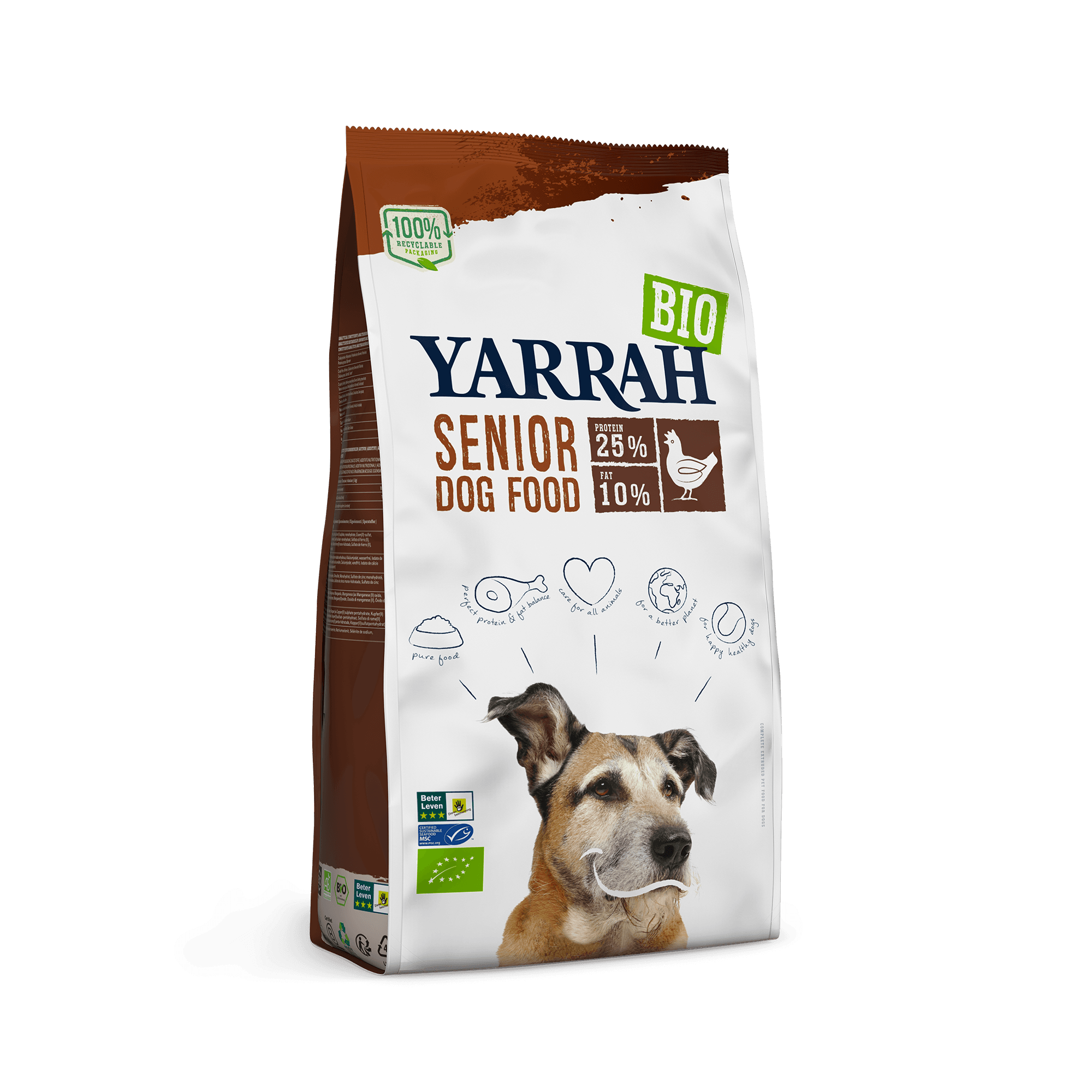 Yarrah - Croquettes Bio Poulet Chien Senior