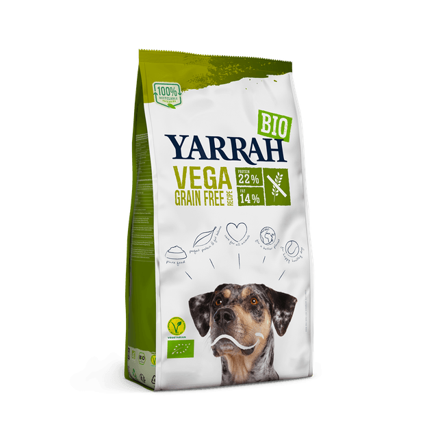 Yarrah - Croquettes Bio Végétarienne Sans Céréales Chien Adulte