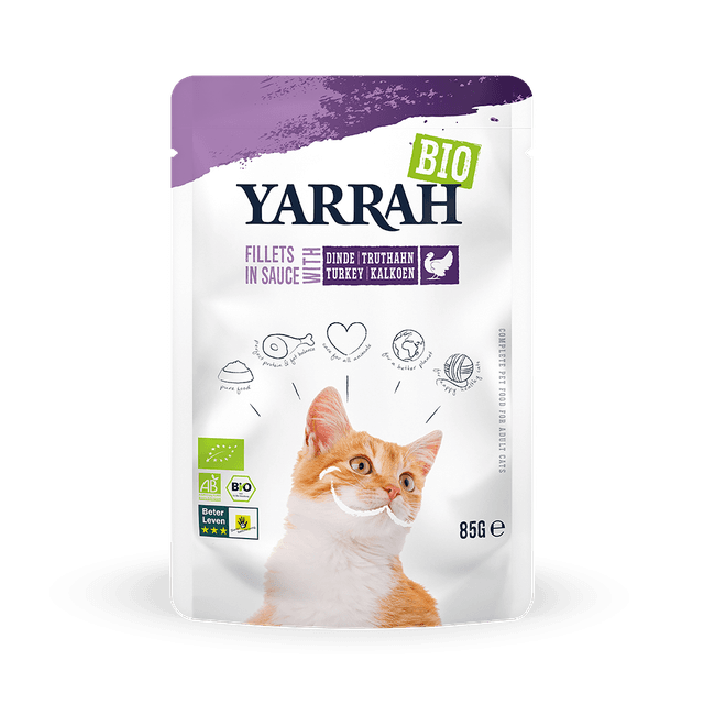 Yarrah - Pochon Bio Filets en Sauce Dinde Chat 85gr