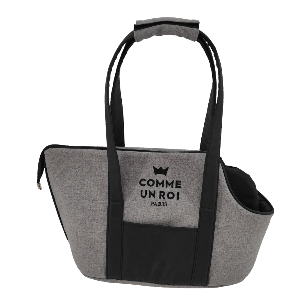Comme Un Roi - Sac de Transport So Nature Gris pour Chien et Chat