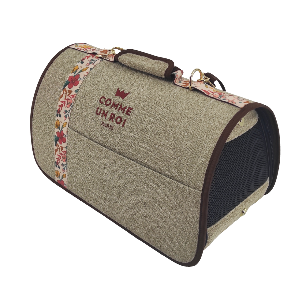 Comme Un Roi - Sac de Transport Niche So Chic Caramel pour Chien