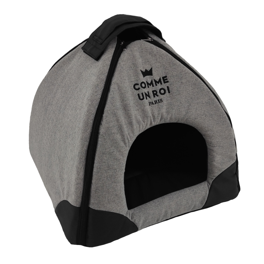 Comme Un Roi - Tipi So Nature Gris pour Chien et Chat