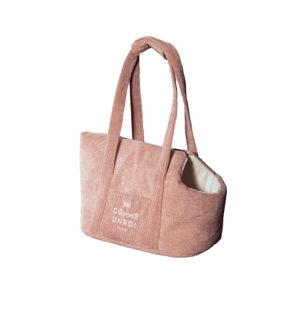 Comme Un Roi - Sac de Transport Caresse Rose pour Chien et Chat