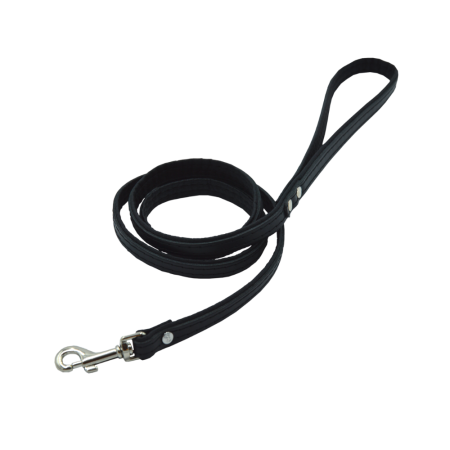 Comme Un Roi - Laisse Cuir So Chic Noir pour Chien - TU