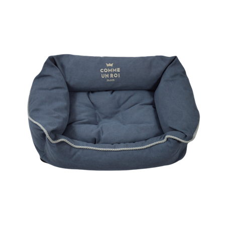Comme Un Roi - Panier Douillet City Denim pour Chien et Chat