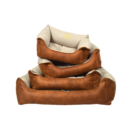Comme Un Roi - Panier Douillet So Chic Caramel pour Chien et Chat