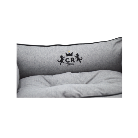 Comme Un Roi - Panier Douillet So Nature Gris pour Chien et Chat