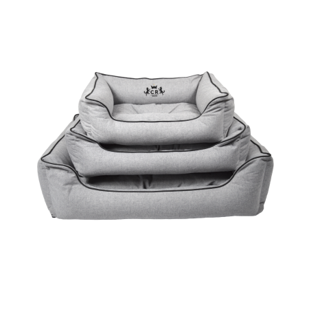 Comme Un Roi - Panier Douillet So Nature Gris pour Chien et Chat