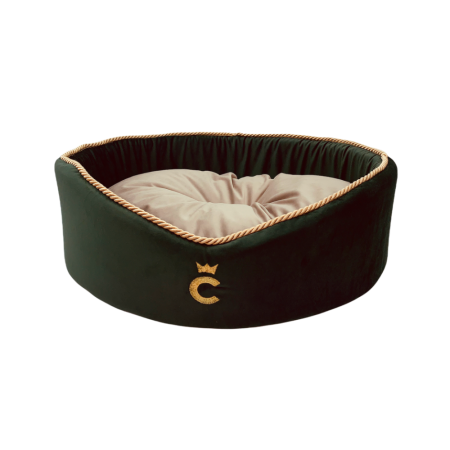 Comme Un Roi - Panier Palace Vert pour chien et chat