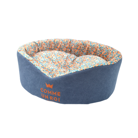 Comme Un Roi - Panier So Trendy Denim pour Chien et Chat