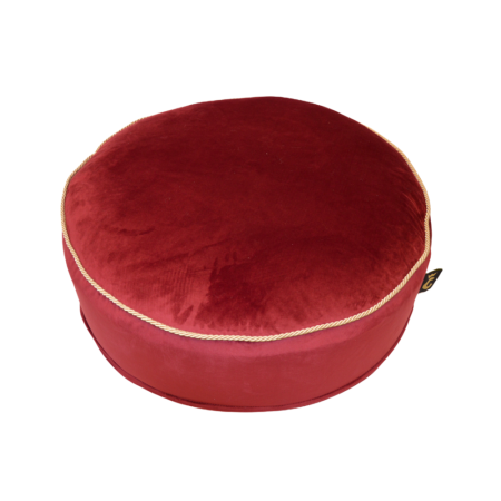 Comme Un Roi - Pouf Palace Rouge pour chien et chat