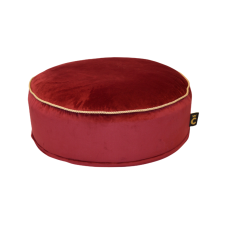 Comme Un Roi - Pouf Palace Rouge pour chien et chat