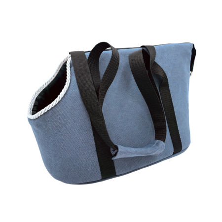 Comme Un Roi - Sac de Transport City Denim pour Chien et Chat