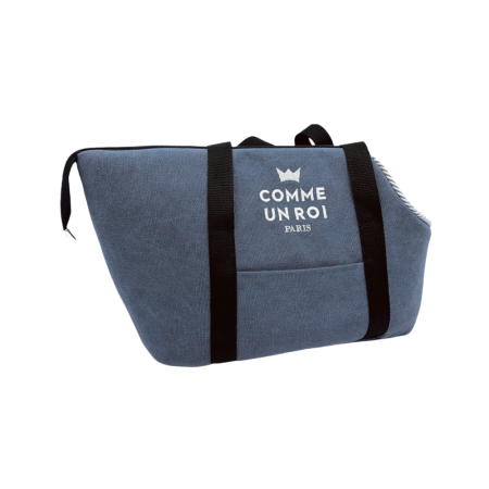 Comme Un Roi - Sac de Transport City Denim pour Chien et Chat