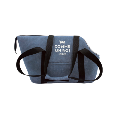 Comme Un Roi - Sac de Transport City Denim pour Chien et Chat