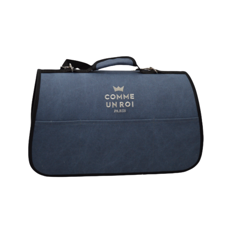 Comme Un Roi - Sac de Transport Niche City Denim pour Chien et Chat