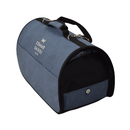 Comme Un Roi - Sac de Transport Niche City Denim pour Chien et Chat