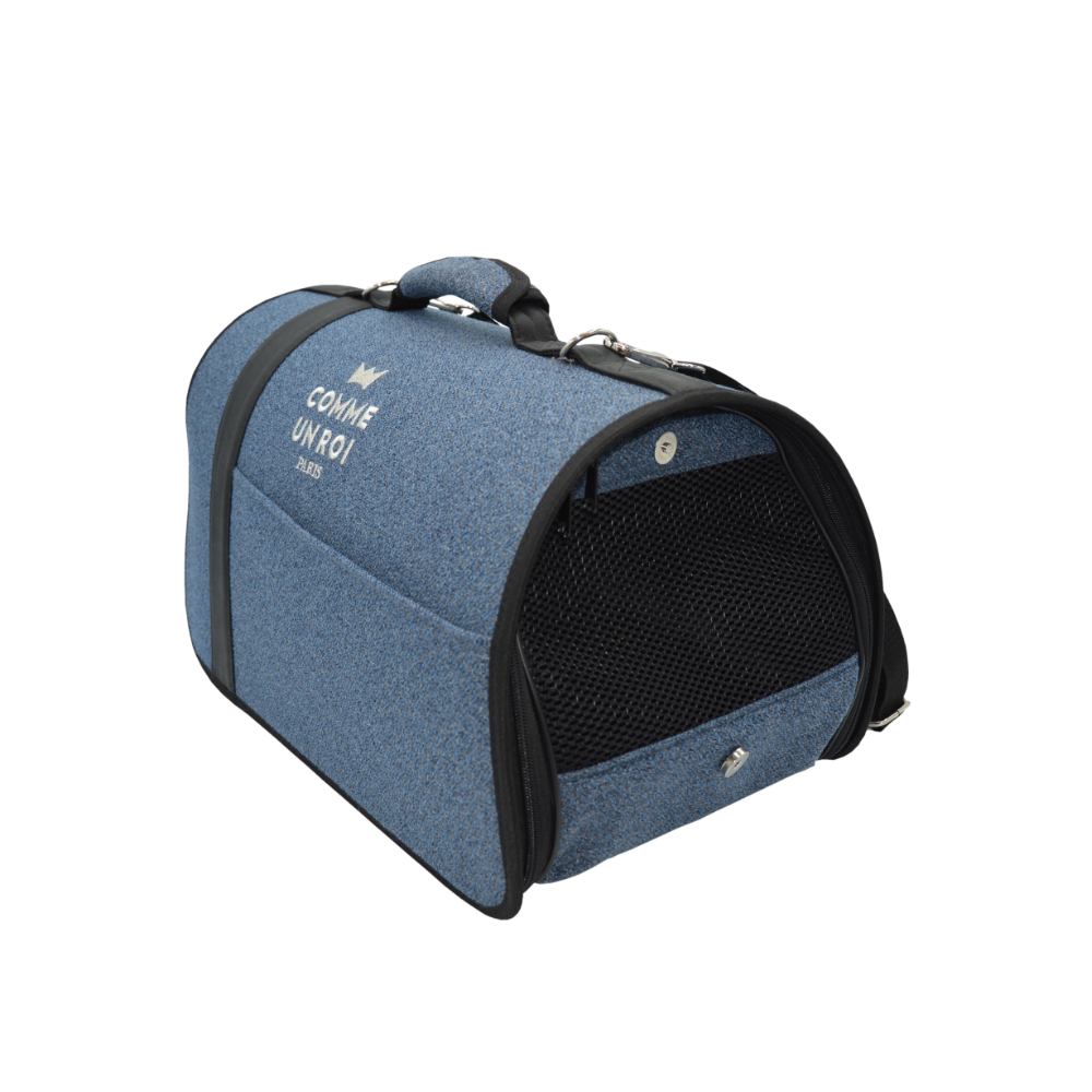 Comme Un Roi - Sac de Transport Niche So Chic Noir pour Chien et Chat