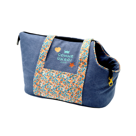 Comme Un Roi - Sac de Transport So Tendry Denim pour Chien et Chat