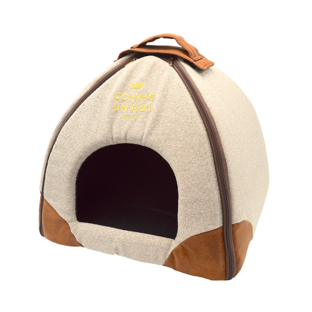 Comme Un Roi - Sac de Transport Niche So Chic Caramel pour Chien et Chat