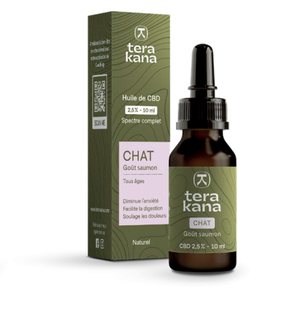 Tera Kana - Huile CBD Chat 2.5% 10ml
