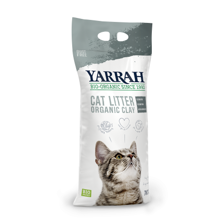Yarrah - Litière Bio Agglomérante Argile Chat 7Kg