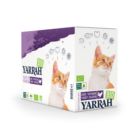 Yarrah - Pochon Bio Filets en Sauce Dinde Chat 85gr
